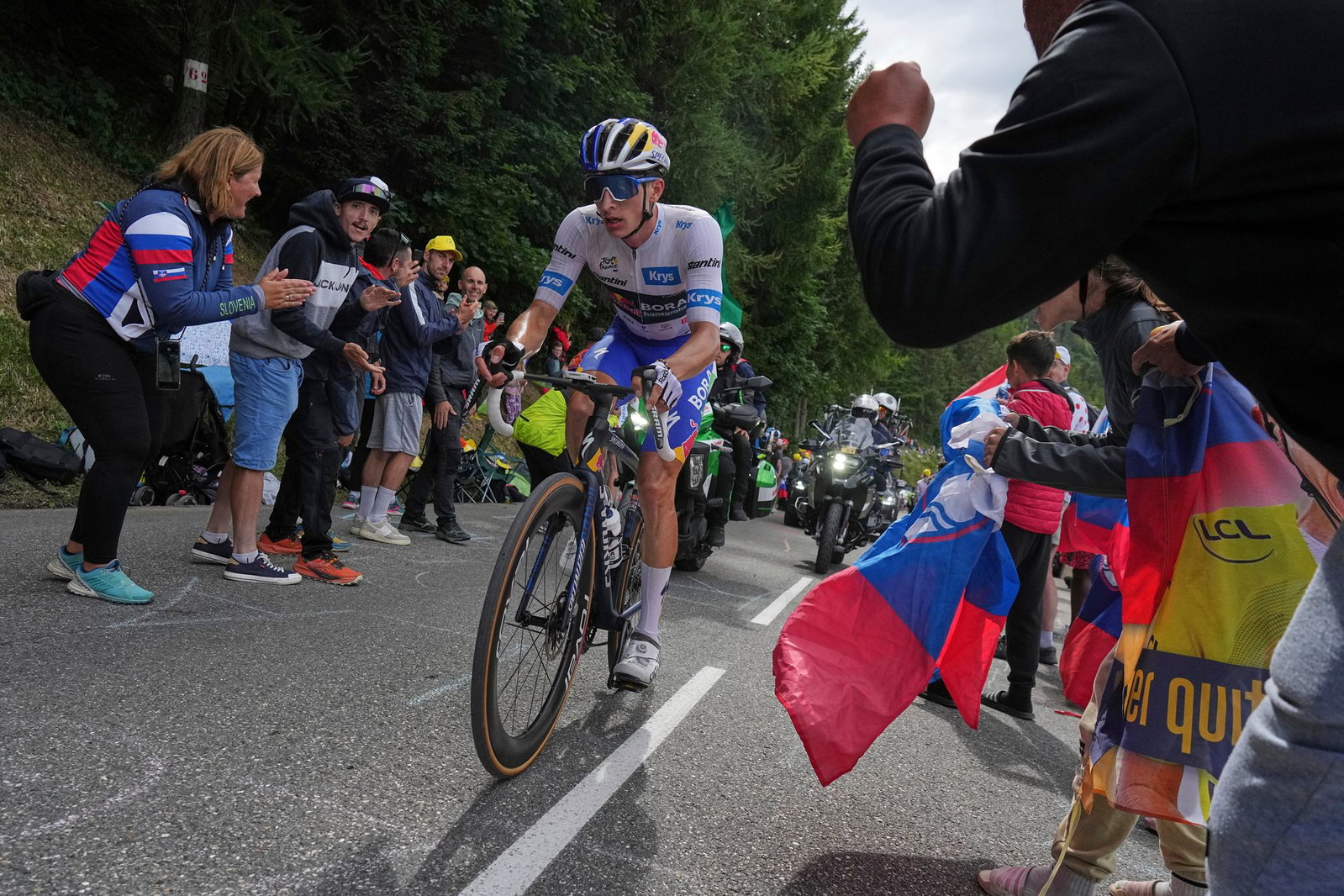 Bei der Tour de France belegte Lipowitz 2025 Platz drei. (Archivbild)