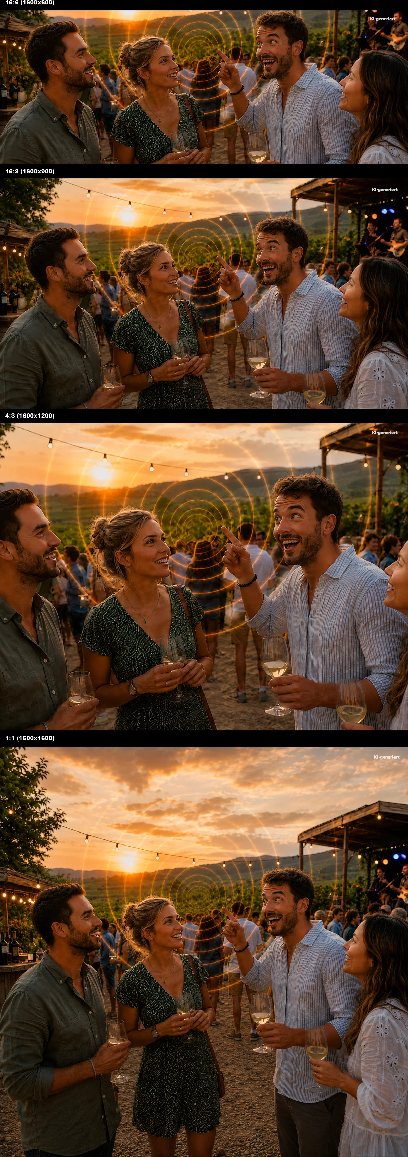 Weinfestgeräusch Banner KI