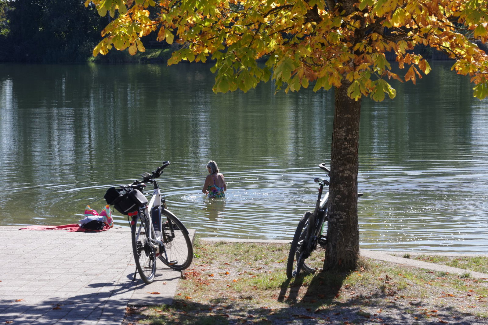 Sonne und die derzeitigen Temperaturen laden zum Baden ein.