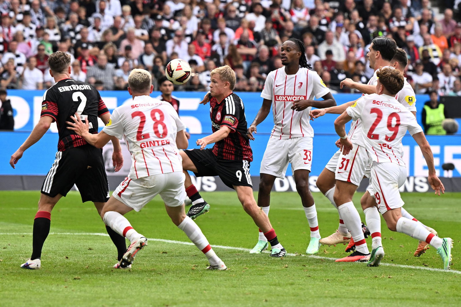 Der SC Freiburg musste bei Eintracht Frankfurt hart kämpfen.