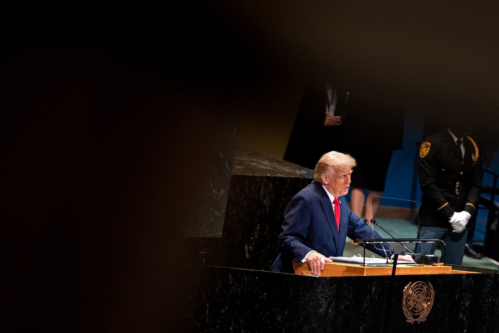 Trumps Rede wird am ersten Tag der UN-Generaldebatte erwartet. (Archivbild)