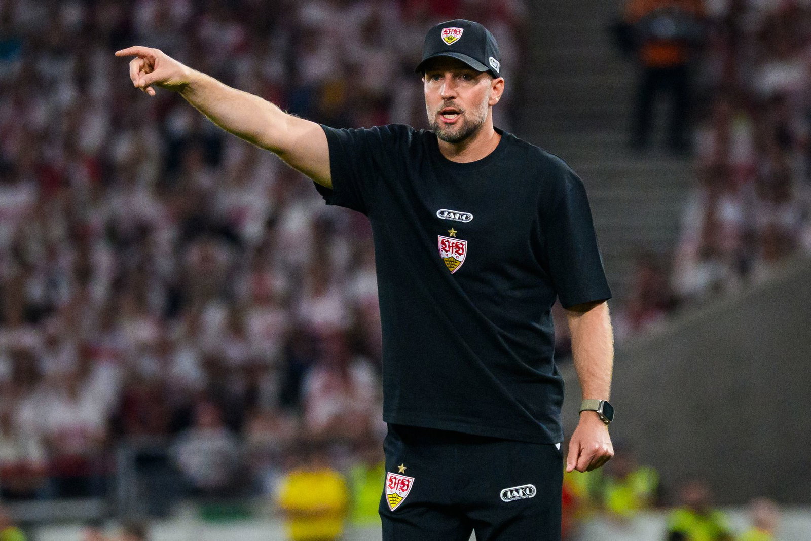 Zum zweiten Mal mit dem VfB in der Königsklasse: Trainer Sebastian Hoeneß. (Archivbild)