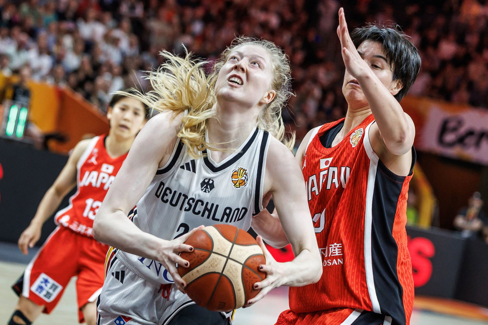 Frieda Bühner traf gegen Japan zweistellig.