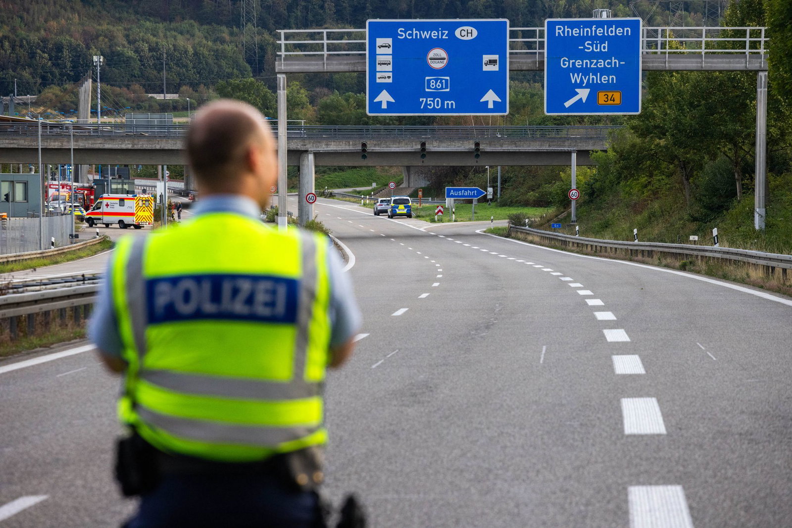 Sieben Stunden lang ging nichts mehr am Grenzübergang.