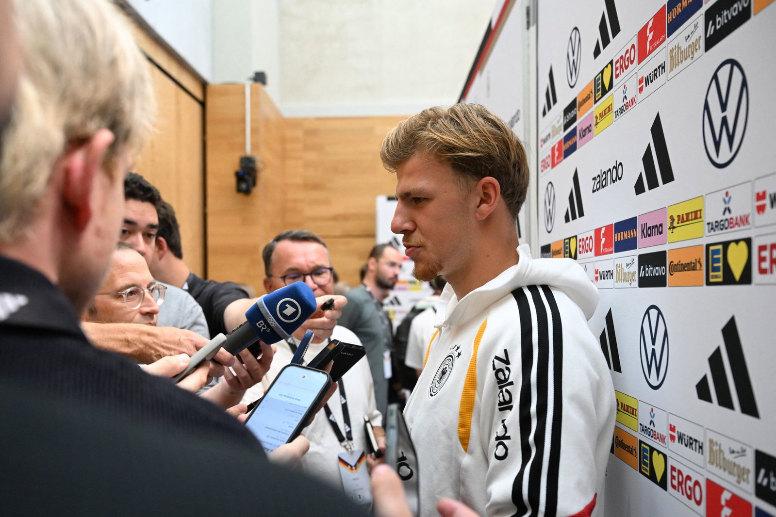Erstmals bei der Nationalelf im Fokus: Finn Jeltsch vom VfB Stuttgart.