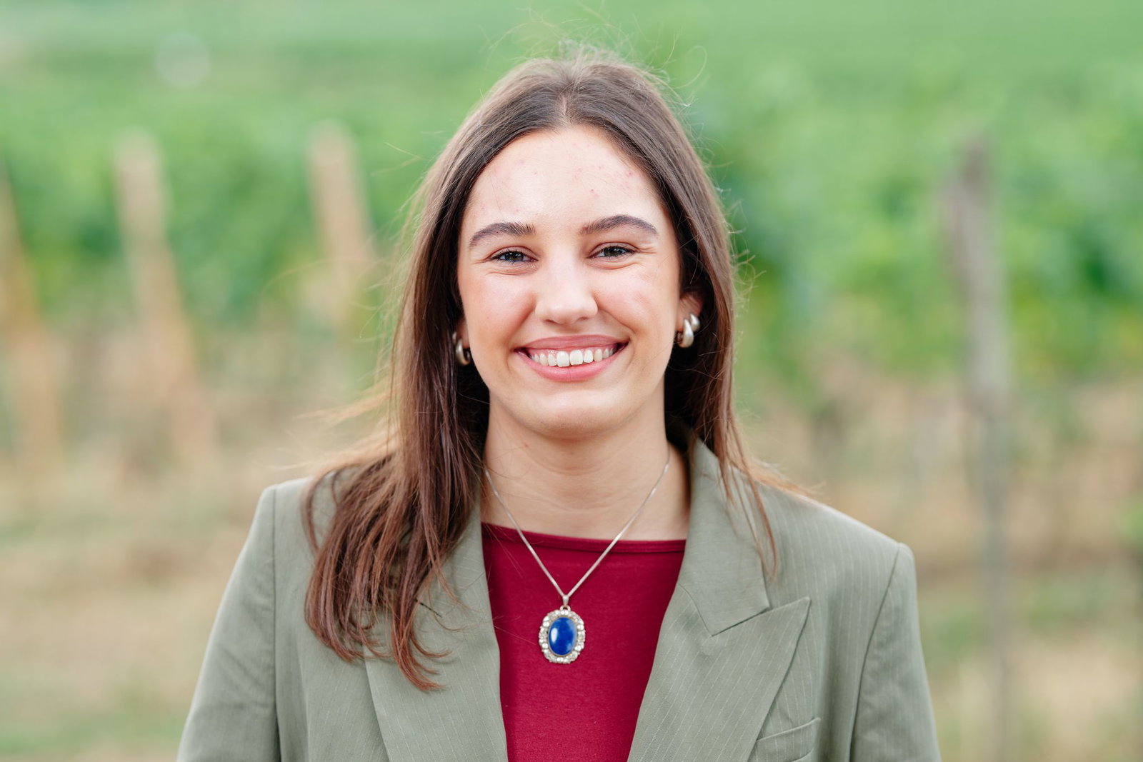Anna Antonia Cölsch steht im Finale zur Wahl der Deutschen Weinmajestät. (Archivbild)