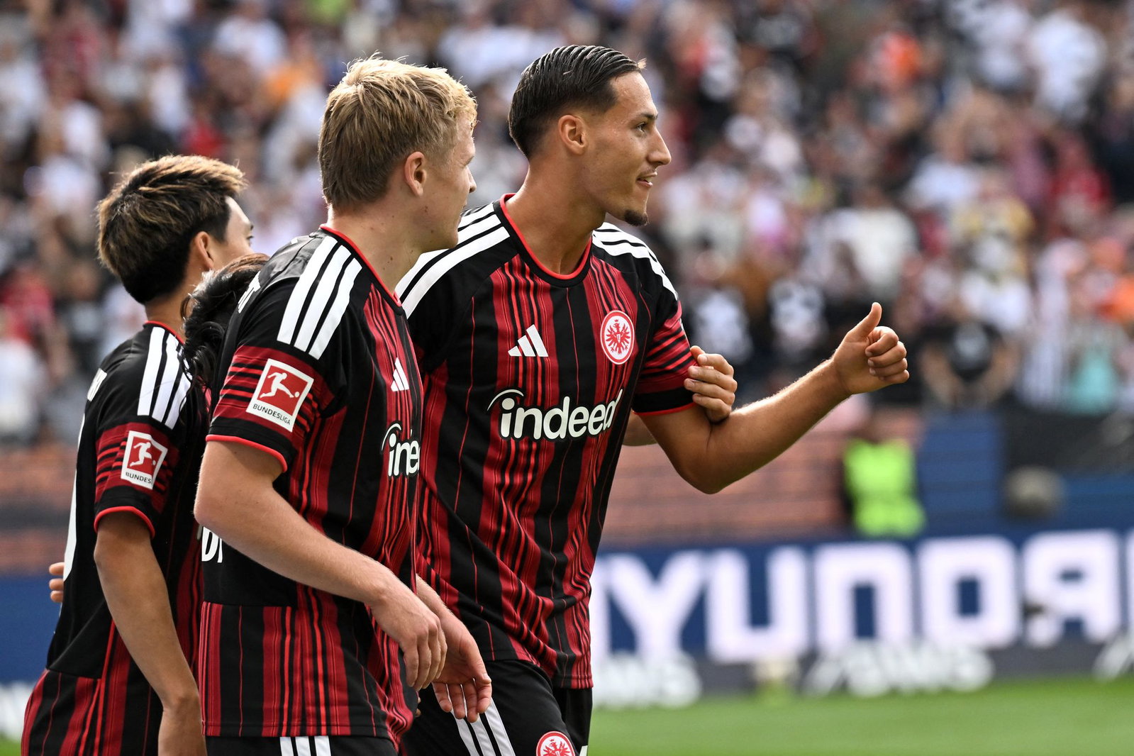 Brachte die Eintracht in Führung: Younes Ebnoutalib