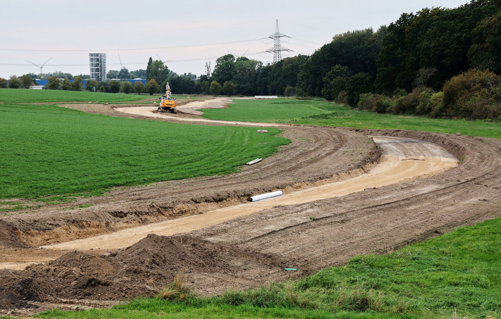 Die Fläche für das geplante Rechenzentrum liegt in einem Gewerbegebiet. 