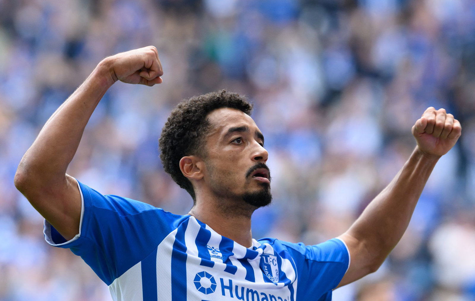 Emmanuel Iyoha traf doppelt gegen Kaiserslautern.