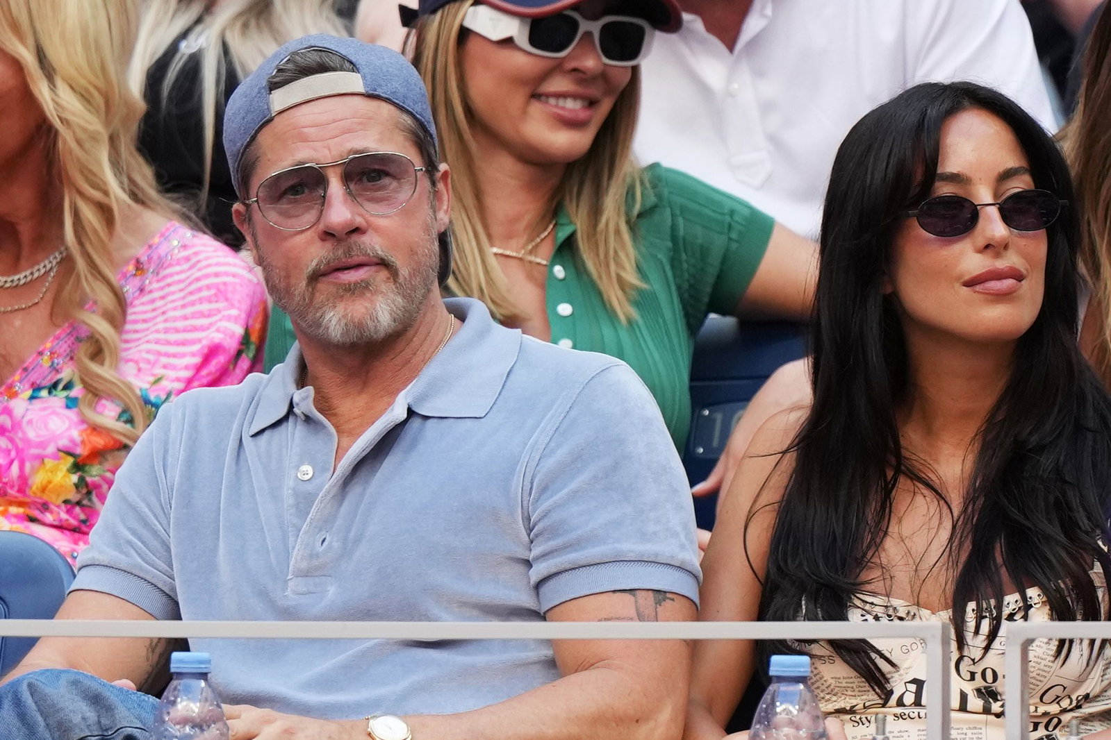Schauspieler Brad Pitt verfolgte das Finale auf der Tribüne.