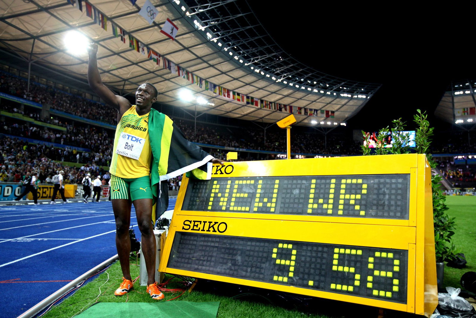 Lief in Berlin Weltrekord: Sprint-Legende Bolt. (Archivbild)