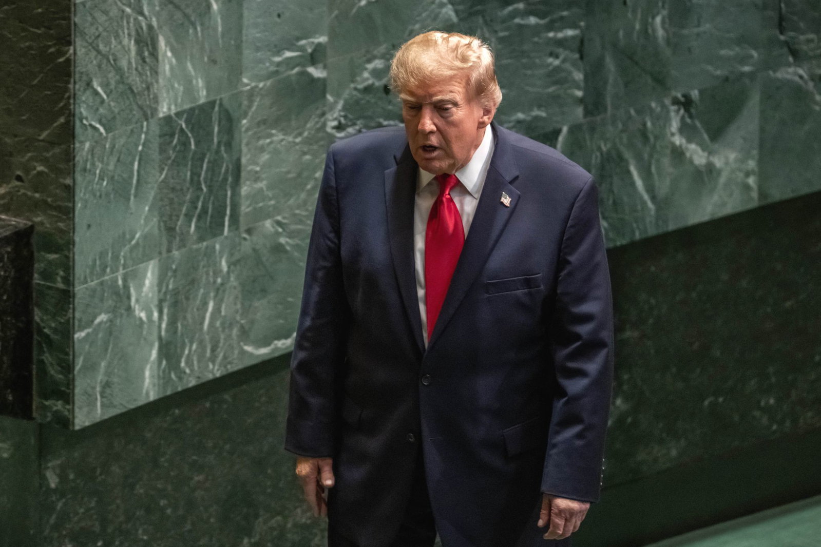 Vertreter der USA und des Irans haben sich am Rande der UN-Generaldebatte in New York getroffen - sagt US-Präsident Donald Trump.
