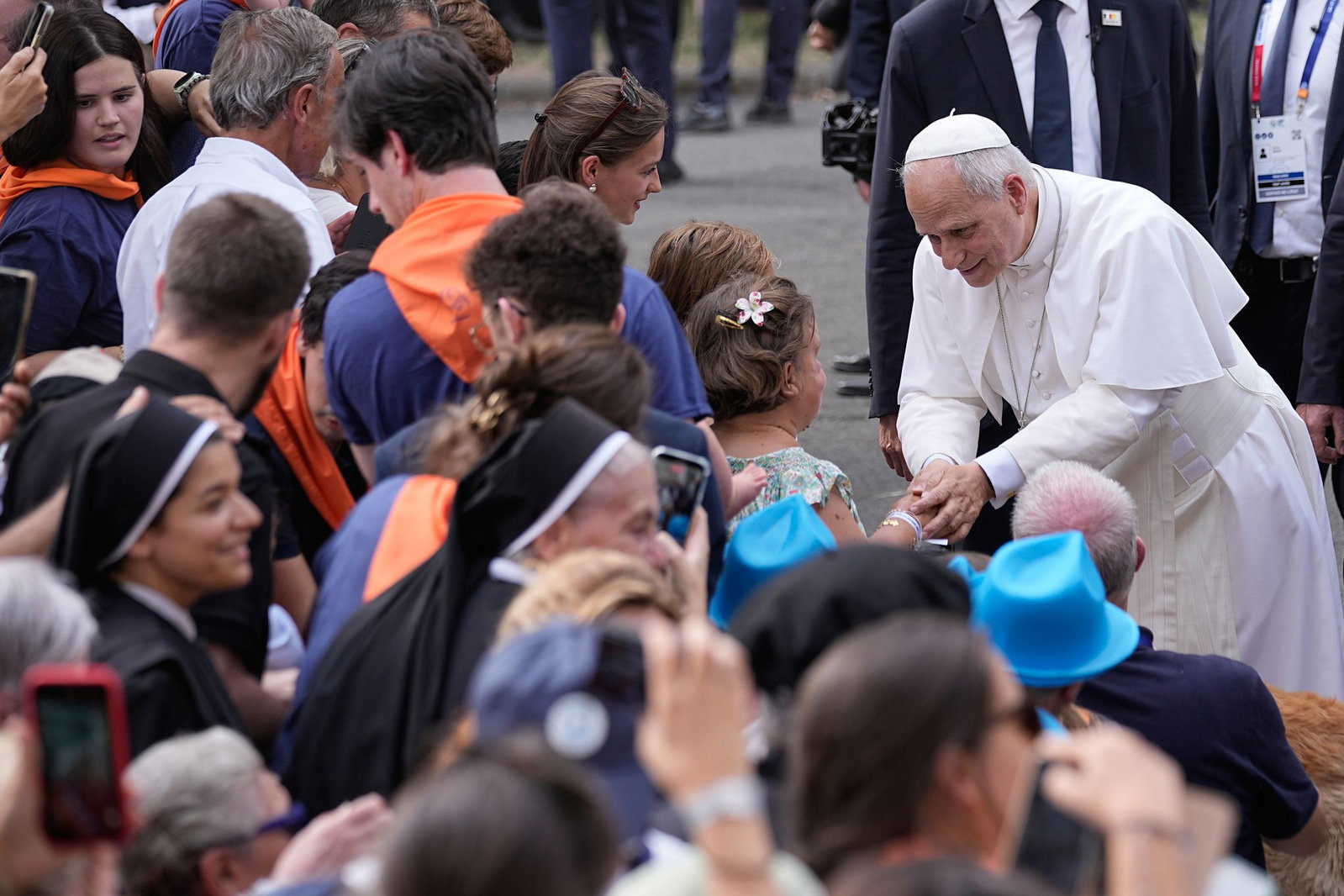 Papst Leo XIV. traf sich auch mit Missbrauchsopfern.