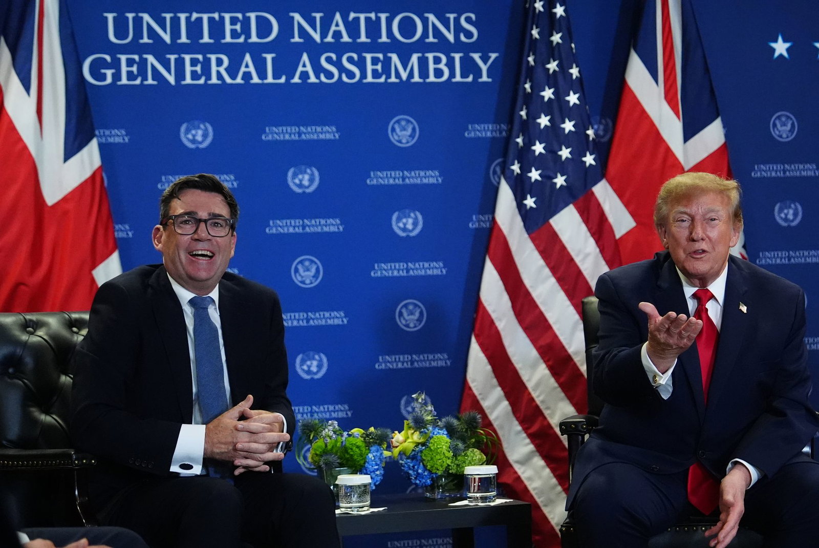 Auch Donald Trump scheint überzeugt von Andy Burnham. (Archivbild)
