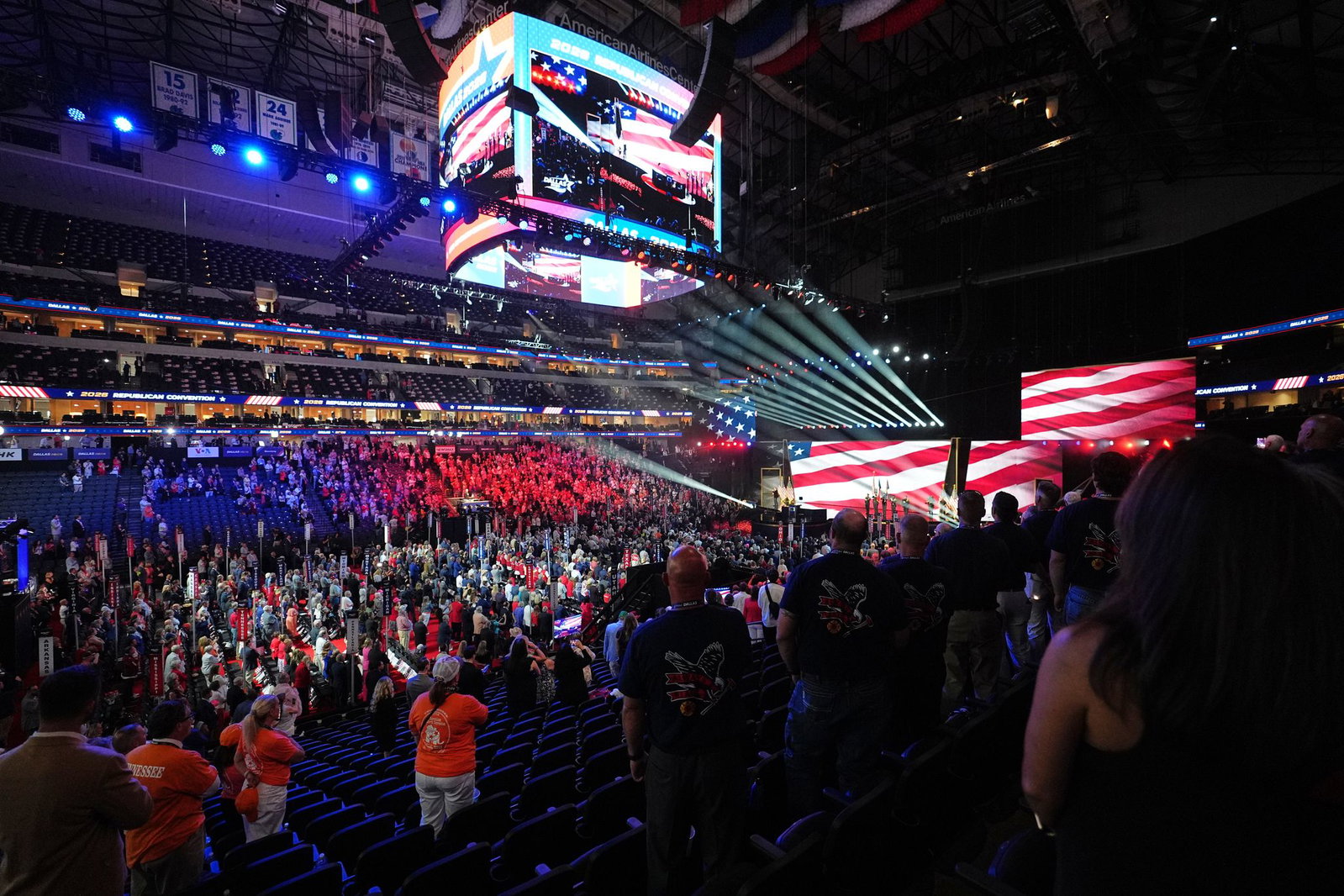 Bei ihrem Parteitag in Texas porträtieren Republikaner die Demokraten als eine radikal linke Bedrohung für die USA. 