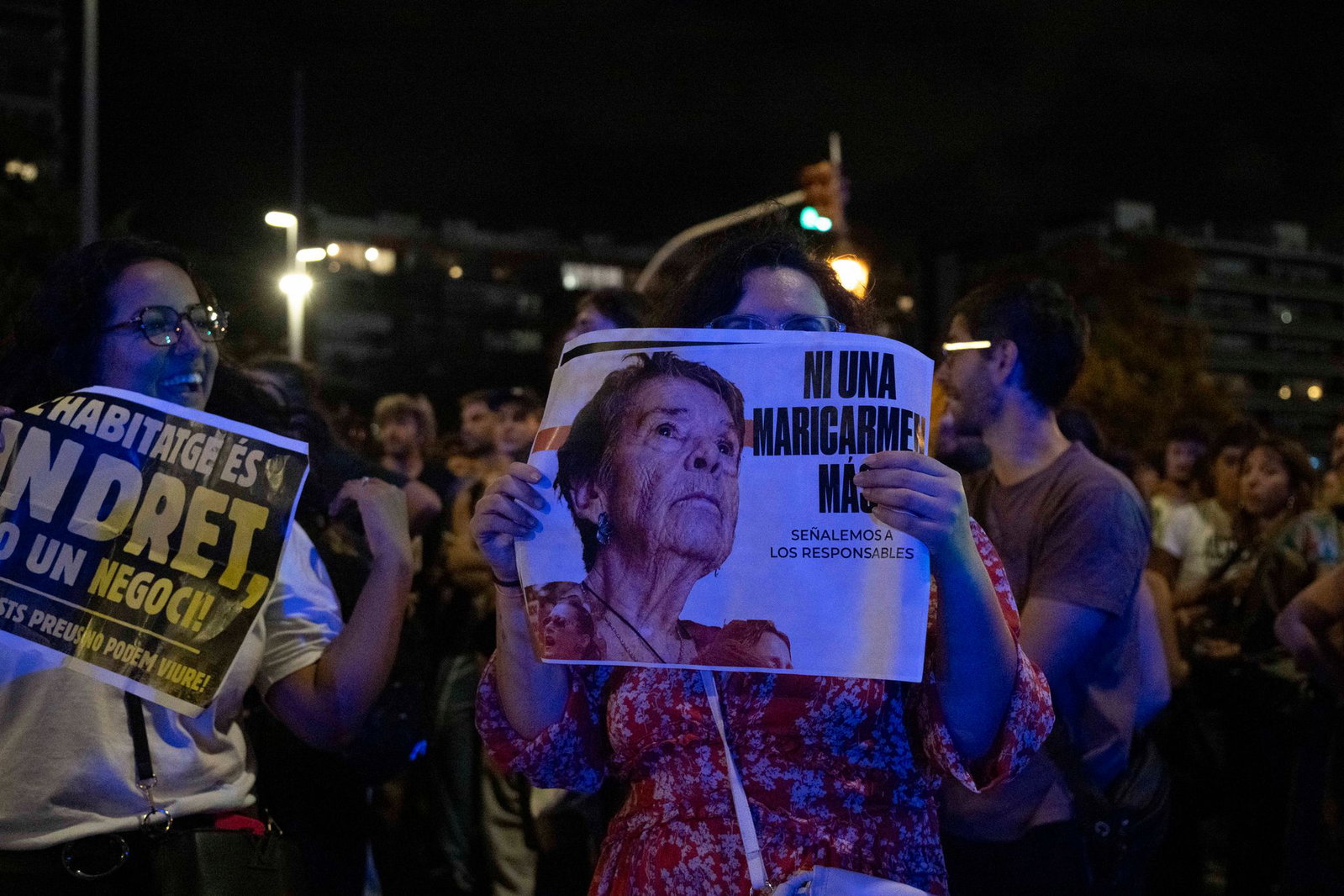 Die Demonstranten forderten Gerechtigkeit für die 87-Jährige.