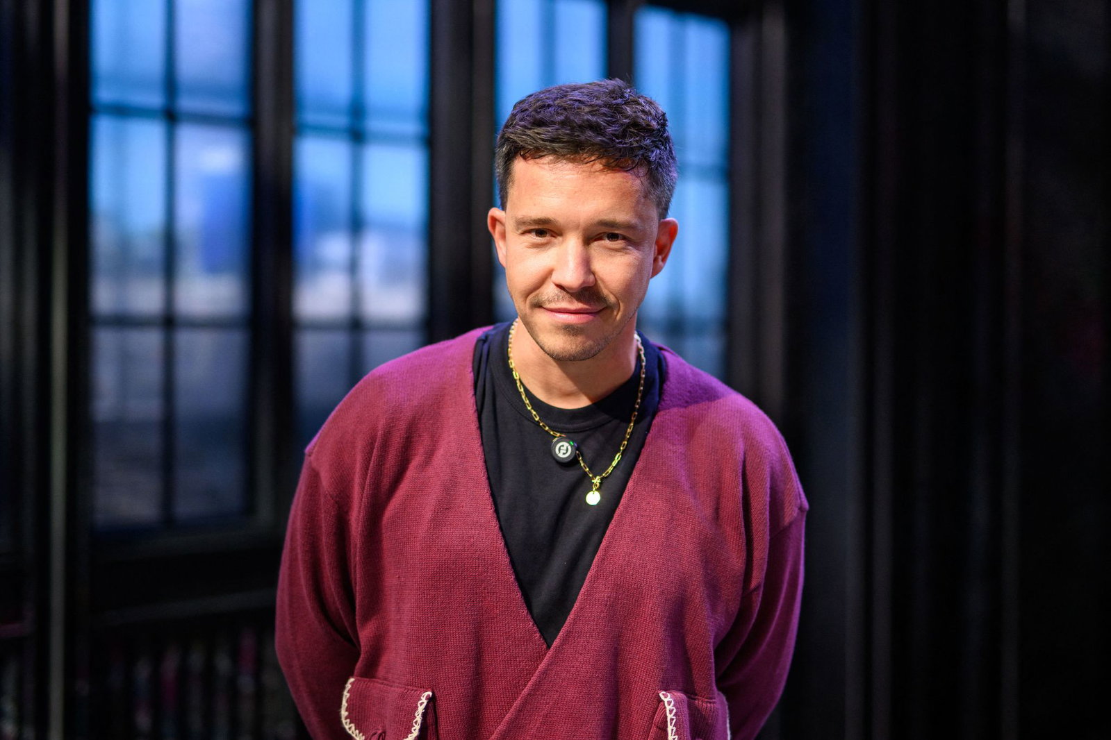 Musiker Nico Santos am Rande des Moonwalk-Workshops im Stage Theater an der Elbe. 