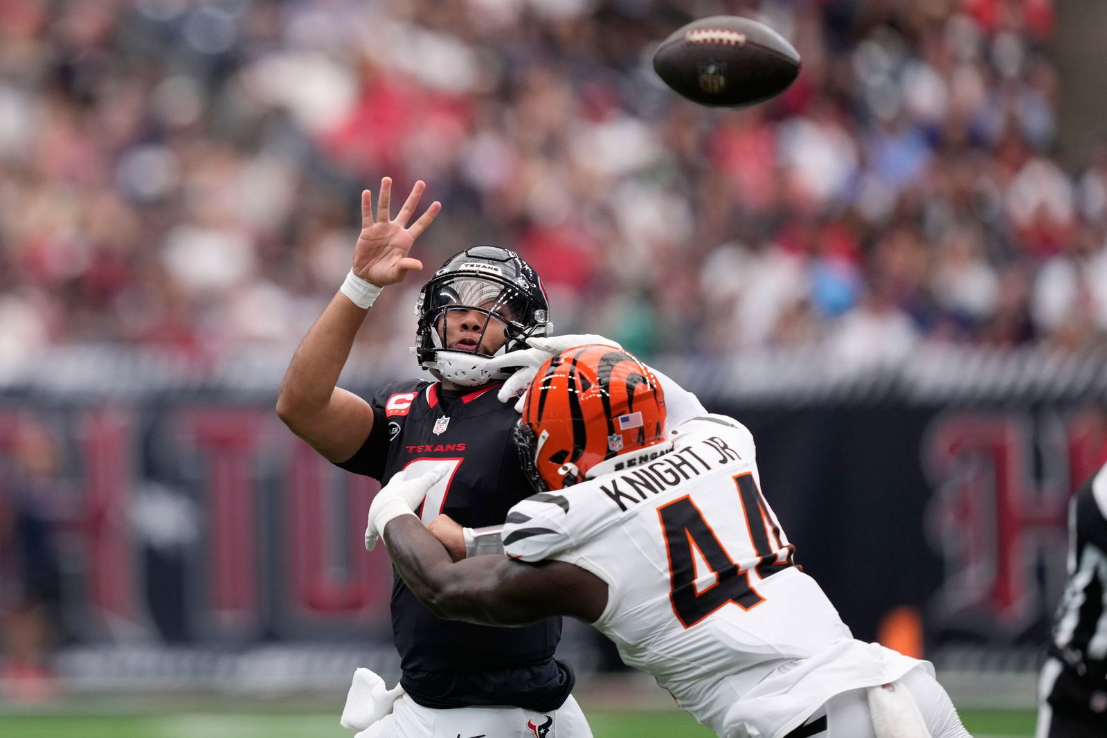 Die Texans-Offensive um C.J. Stroud kam gegen die Bengals nie ins Rollen.