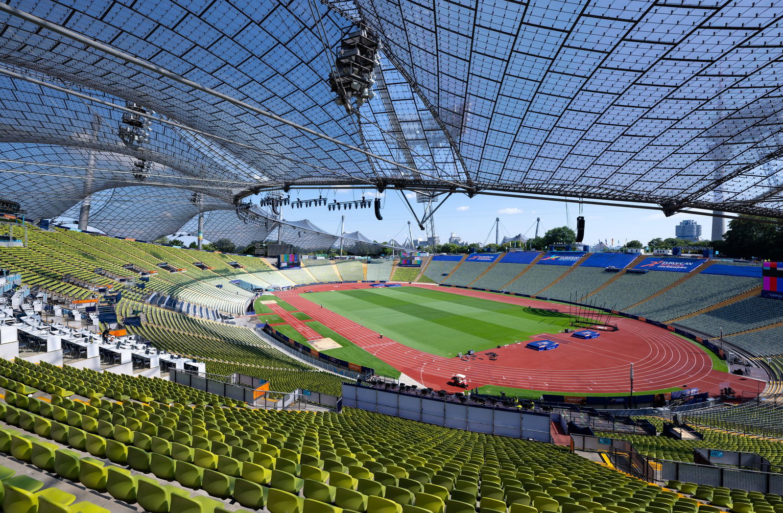 Die European Championships sorgten 2022 für große Begeisterung im Münchner Olympiastadion. Nun findet 2031 eine WM in der bayerischen Landeshauptstadt statt. (Archivbild)