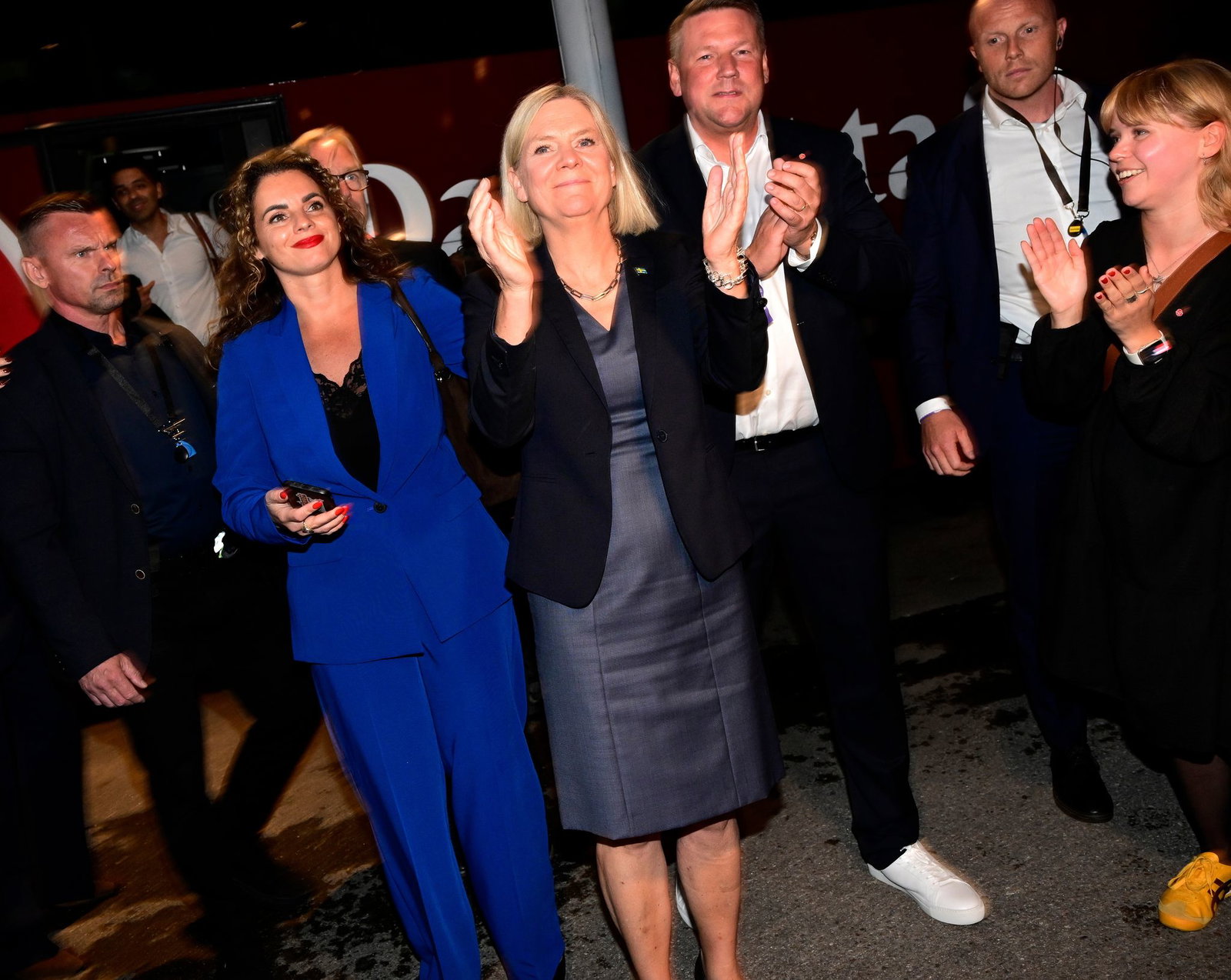 Magdalena Anderssons Sozialdemokraten werden wohl stärkste Kraft.