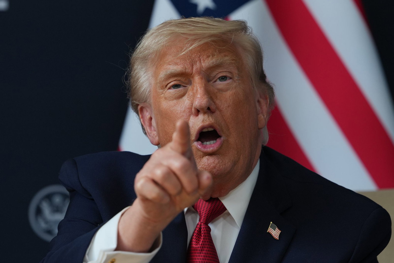 US-Präsident Donald Trump gratuliert der AfD zu ihrem Wahlsieg in Sachsen-Anhalt. (Archivfoto)