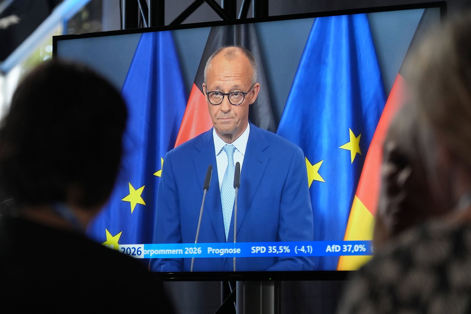 Kanzler Merz sagt, am Ergebnisder CDU in Mecklenburg-Vorpommern gebe es nichts schönzureden.