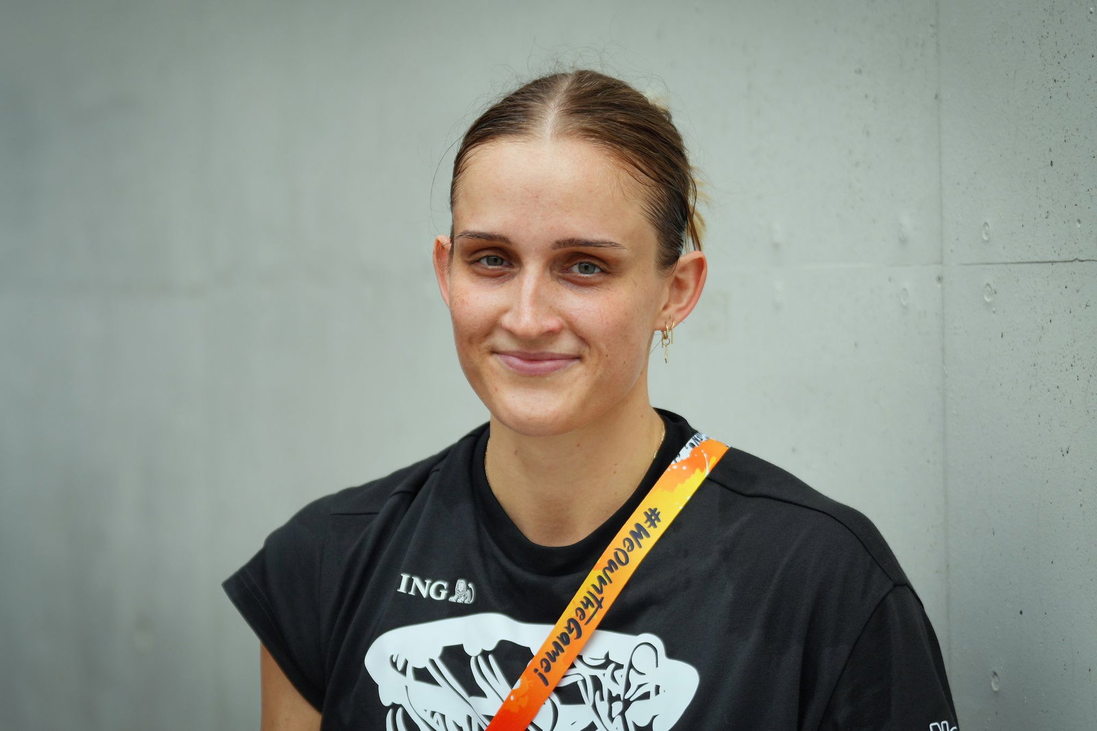 Endlich beim Team: Leonie Fiebich.