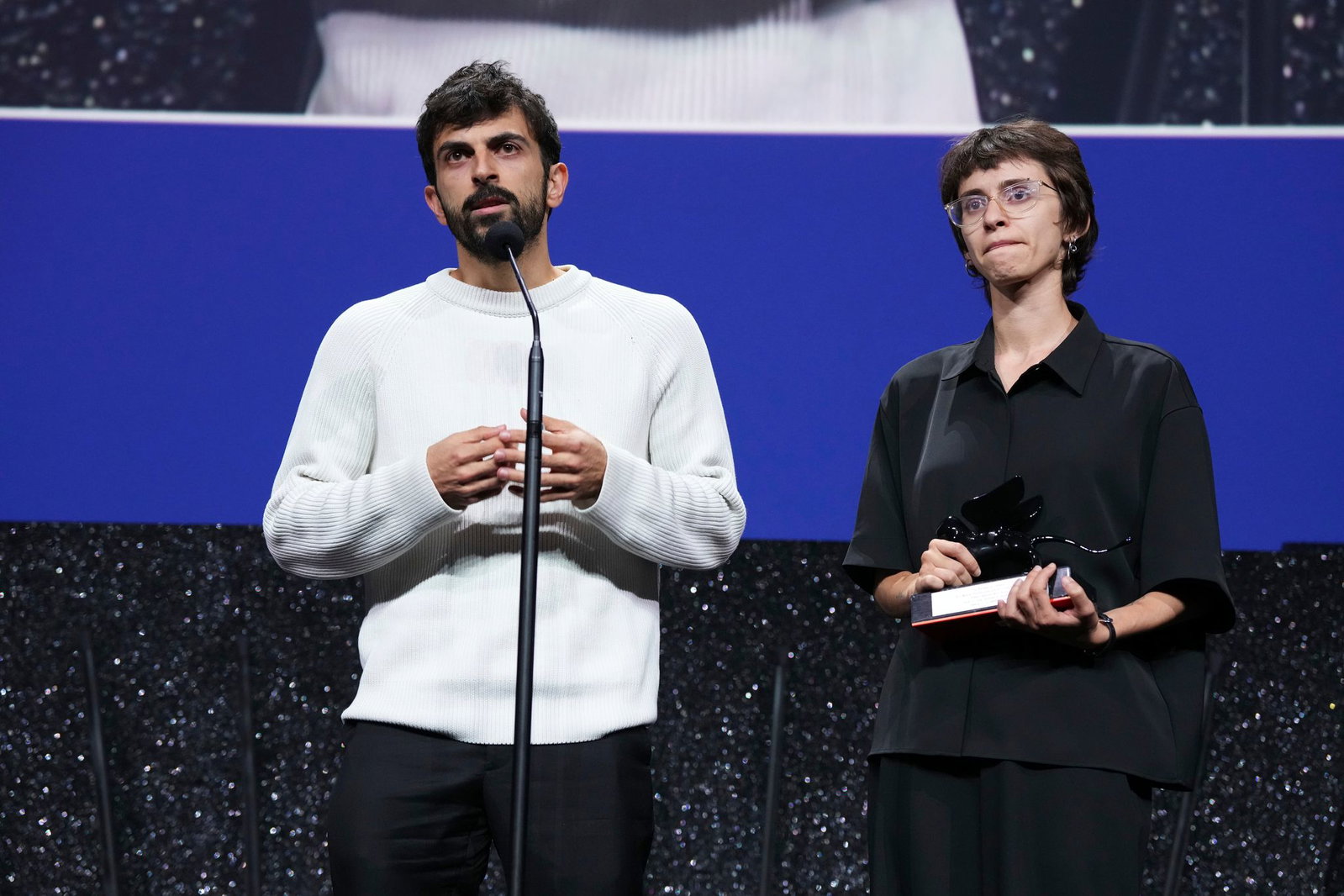 Die beiden israelischen Filmemacher Rachel Szor und Yuval Abraham gewinnen bei den Filmfestspielen in Venedig einen Sonderpreis der Jury. (Archivbild)