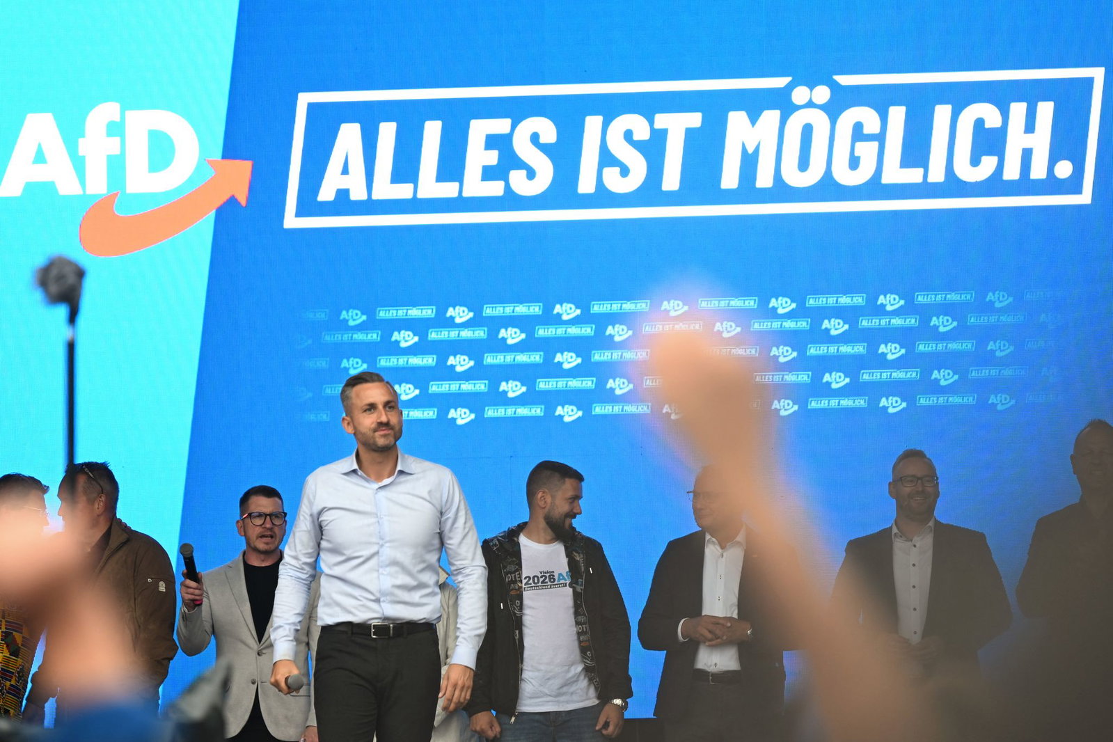 AfD-Spitzenkandidat Ulrich Siegmund hofft auf einen historischen Wahlsieg.