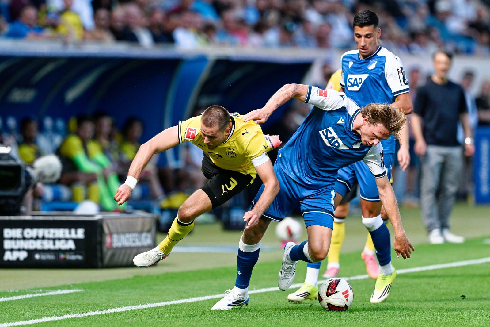 Dortmund hatte gegen die TSG zu kämpfen.