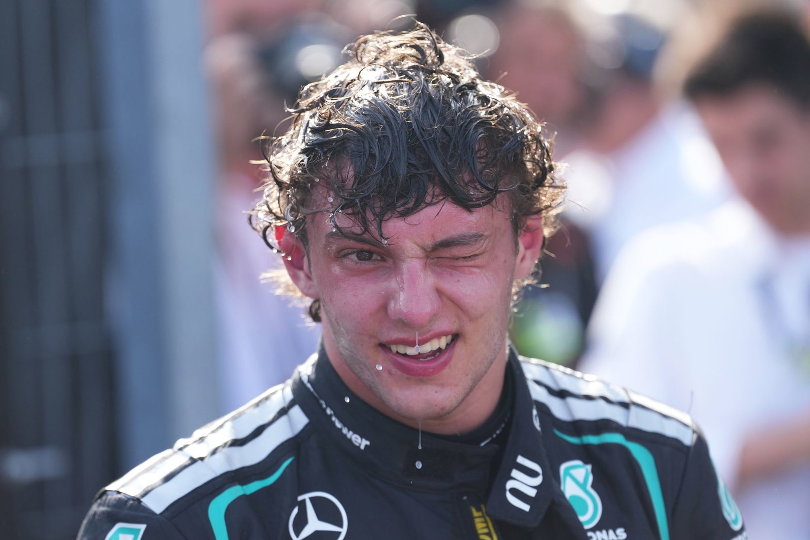 Mercedes-Pilot Kimi Antonelli könnte jüngster Weltmeister werden. (Archivbild)