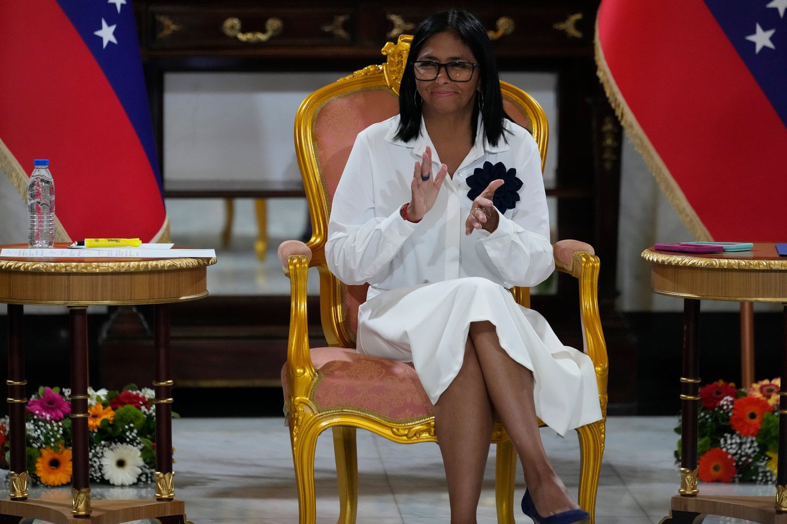 Die Rede der amtierenden Präsidentin von Venezuela, Delcy Rodriguez, vor der UN-Generaldebatte wird für Donnerstag erwartet. (Archivbild)