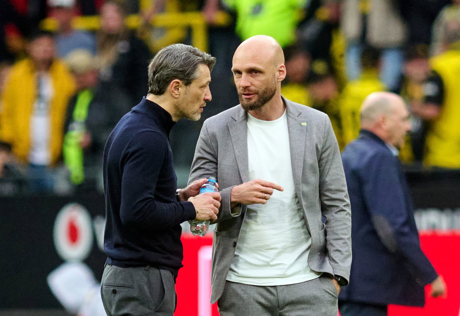 Kommen gut miteinander aus: Kovac und Book. (Archivbild)