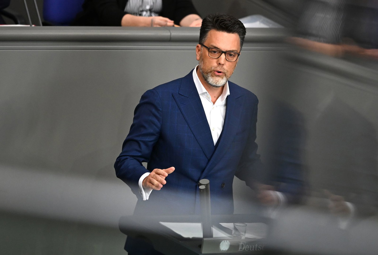 Robin Wagener ist Verteidigungspolitiker der Grünen-Bundestagsfraktion. (Archivfoto)