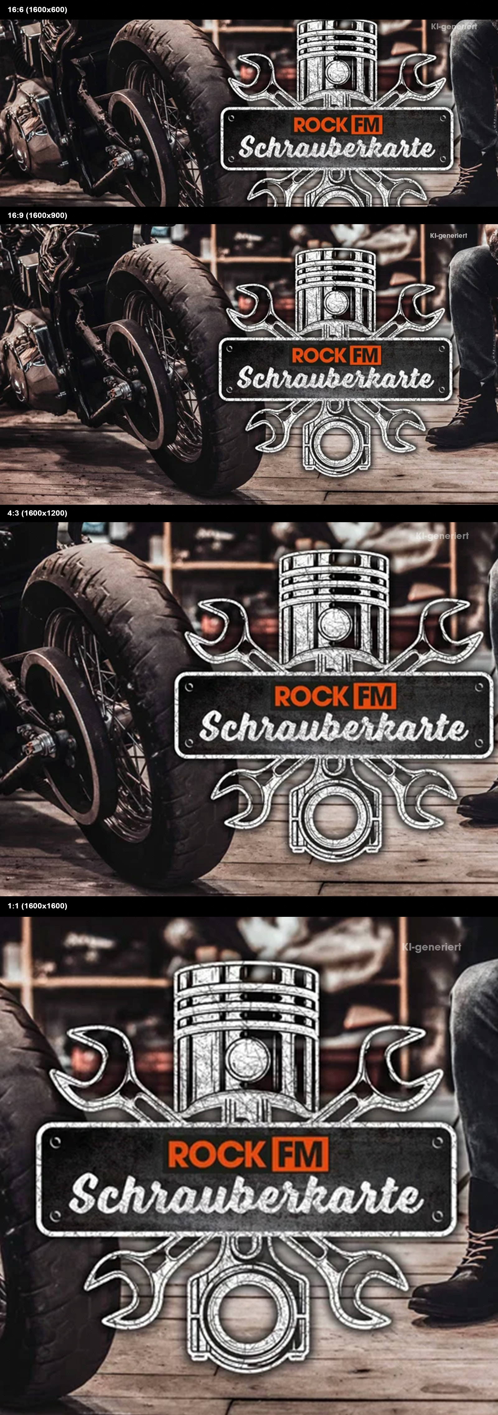 Die ROCK FM Schrauberkarte
