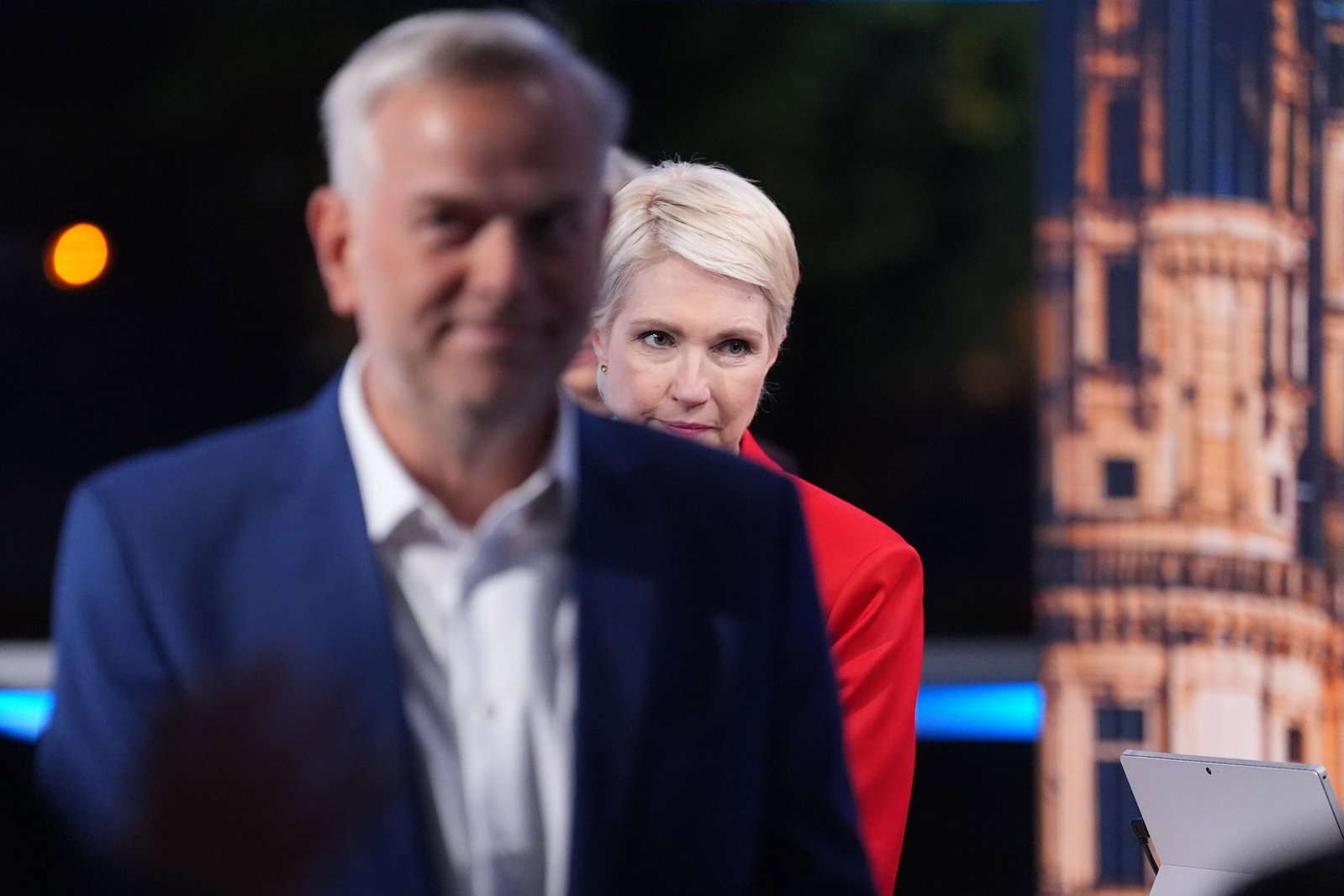 Die AfD mit Leif-Erik Holm landete bei der Landtagswahl vor der SPD um Ministerpräsidentin Manuela Schwesig.