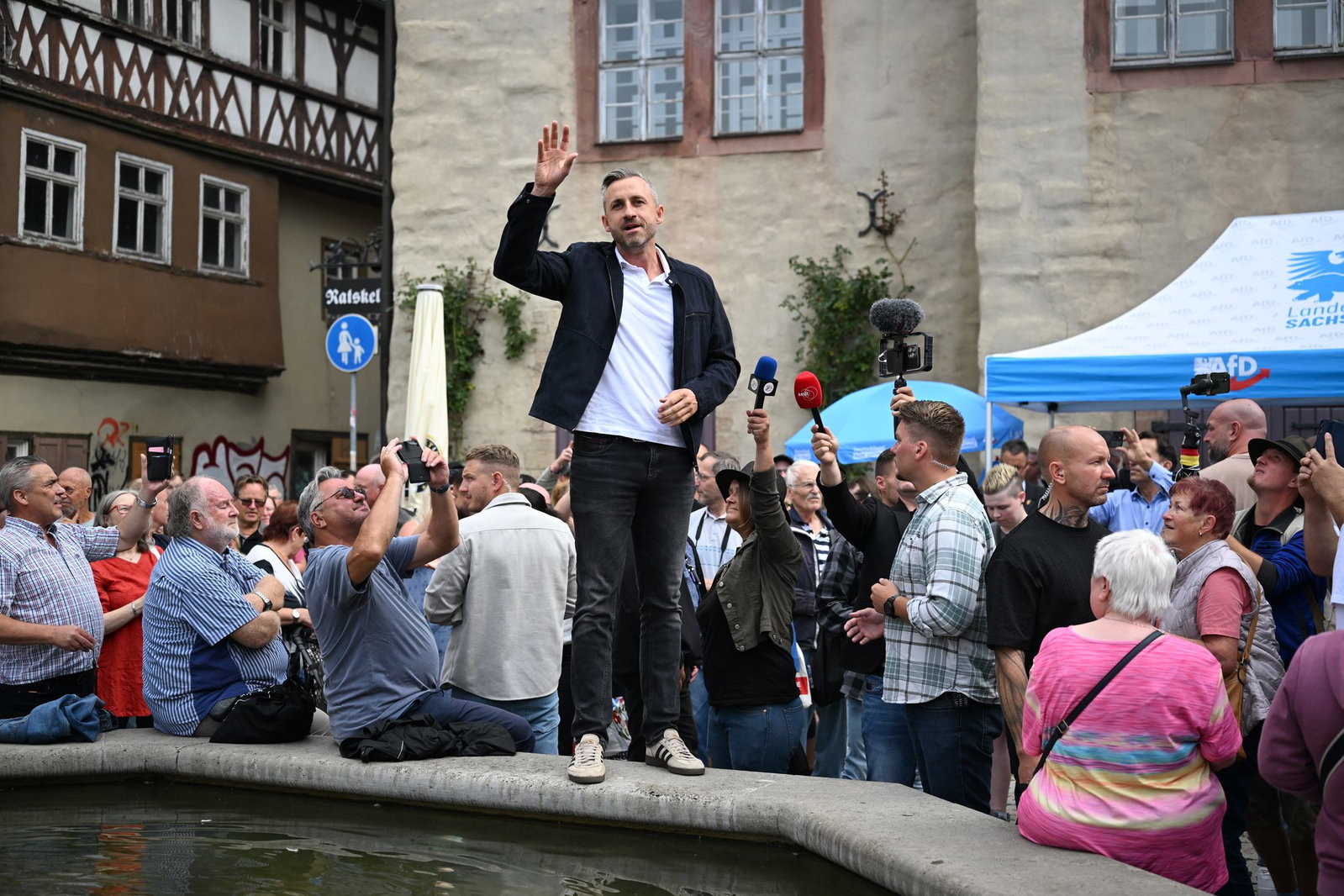 AfD-Spitzenkandidat Ulrich Siegmund zog als Person die Aufmerksamkeit im Wahlkampf auf sich, wie kein anderer Politiker. (Archivbild)