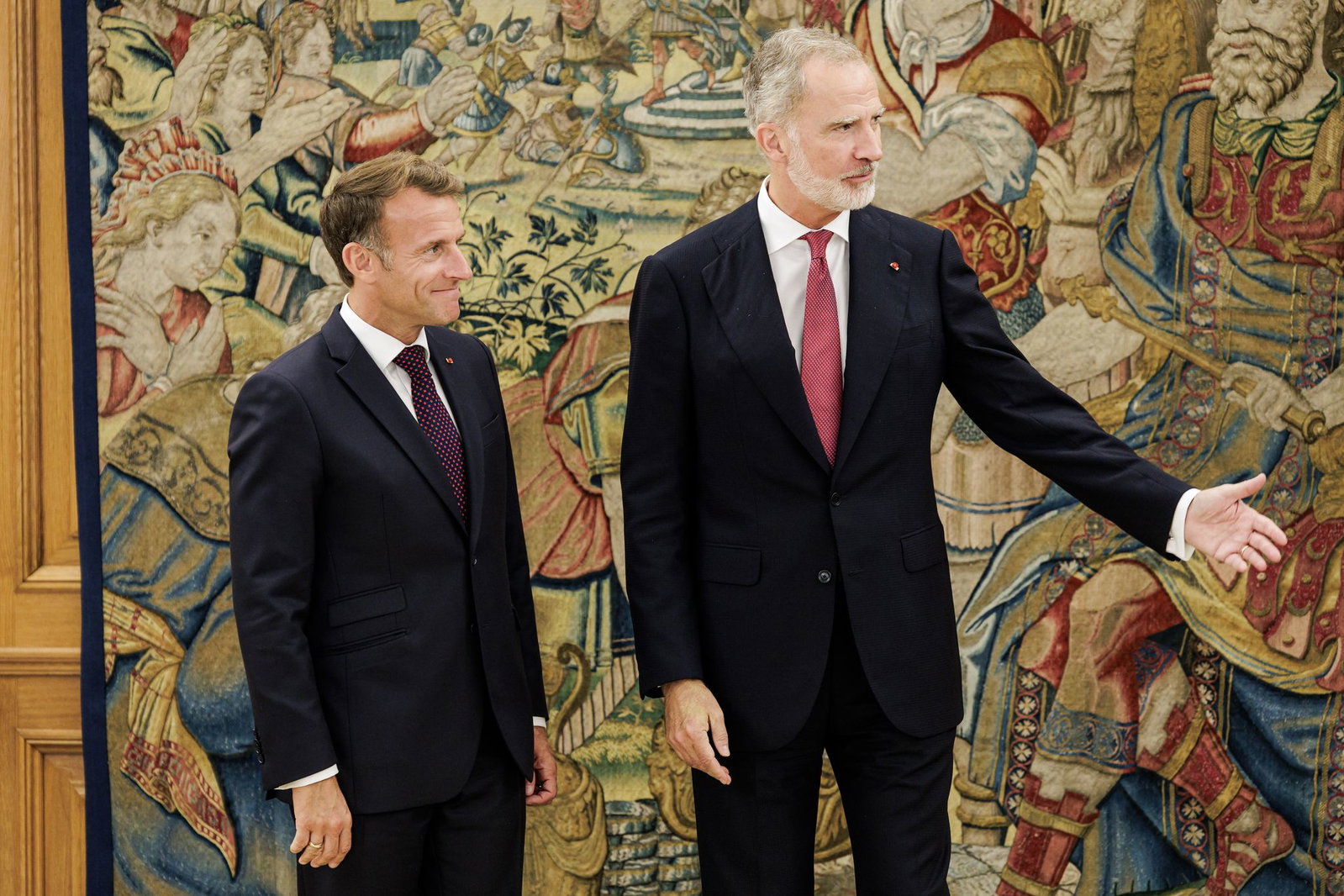 Es ist der erste Staatsbesuch eines französischen Präsidenten in Spanien seit 2009.