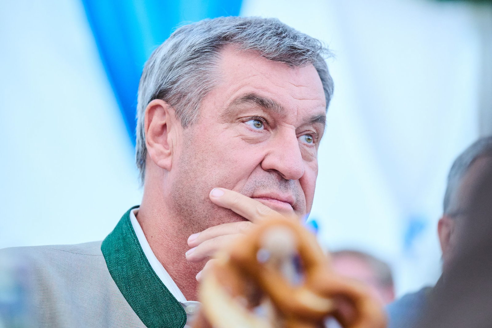 Merz' Dauerkonkurrent Markus Söder verteidigt den Kanzler nur halbherzig. (Archivbild)