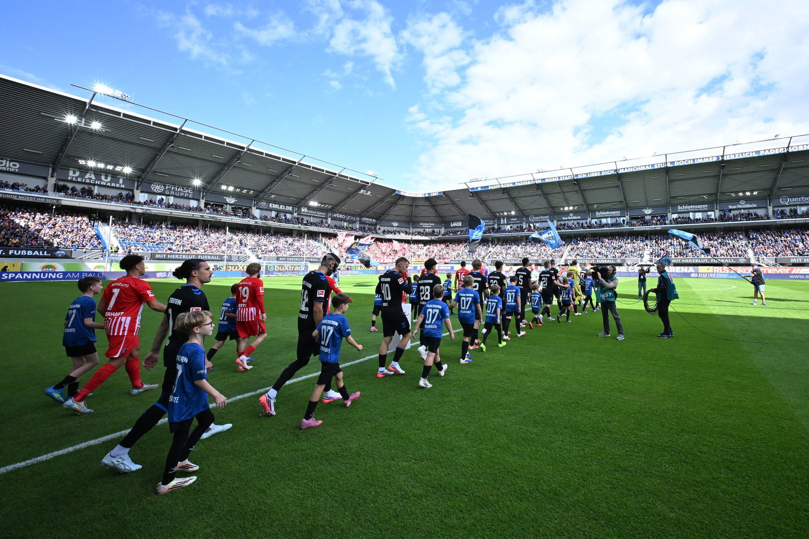Die Heimspiel-Premiere des SC Paderborn in dieser Bundesliga-Saison.