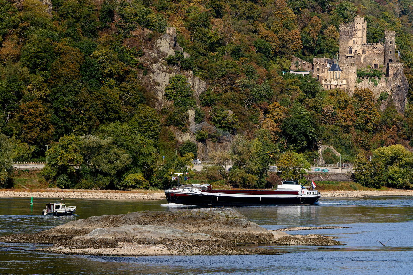 Die Pegelstände im Wasser sind stark gesunken. Vielerorts wurden historische Tiefstände gemessen.