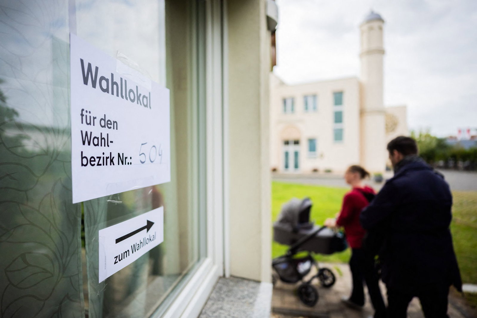 Ein Wahllokal in Berlin.