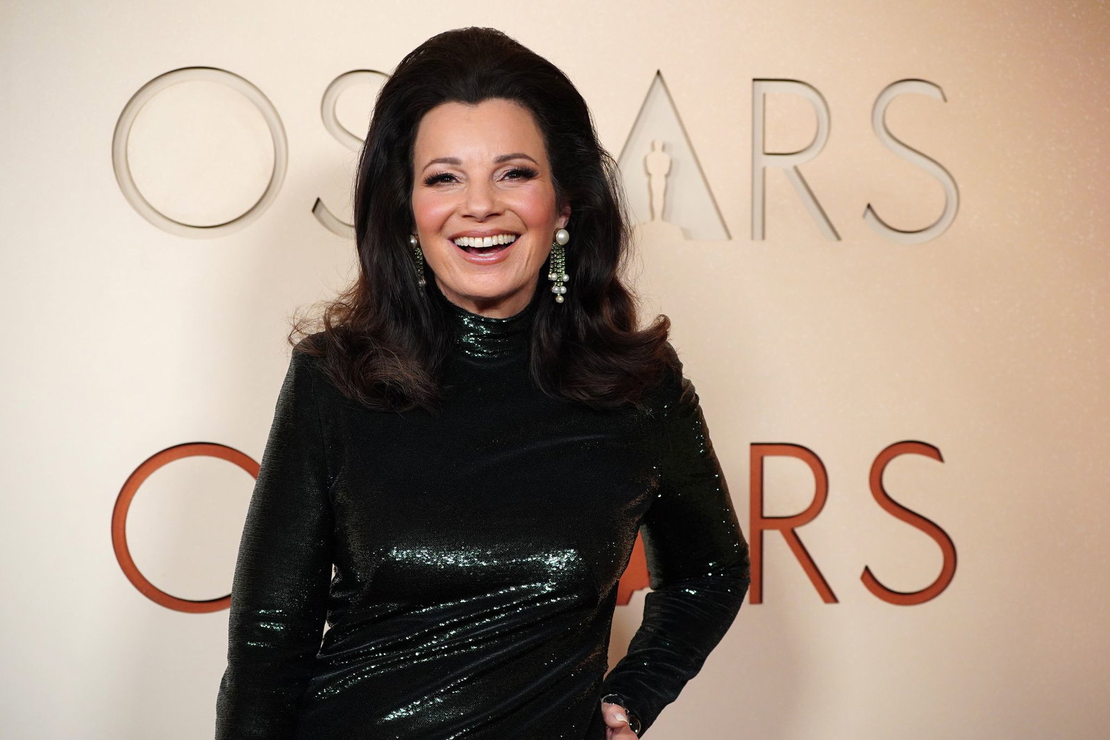Fran Drescher wurde in den 90ern als «Die Nanny» bekannt, kommendes Jahr wird sie 70 - hier ist sie bei der Oscarverleihung 2026 auf dem roten Teppich zu sehen. (Archivbild)