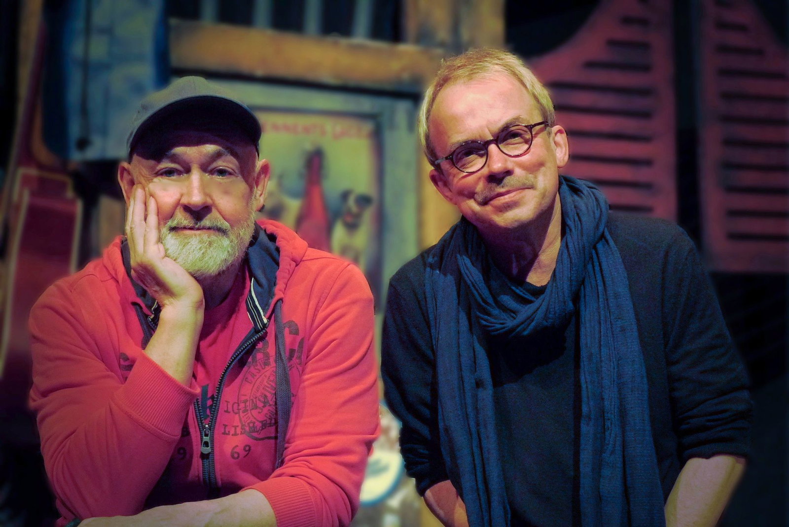 Der verstorbene Comedian Gerd Knebel (l) war nach Worten seines langjährigen Bühnenpartners Henni Nachtsheim ein Freigeist, der seiner Krebserkrankung «nicht den letzten Schritt überlassen» wollte. (Archivbild)