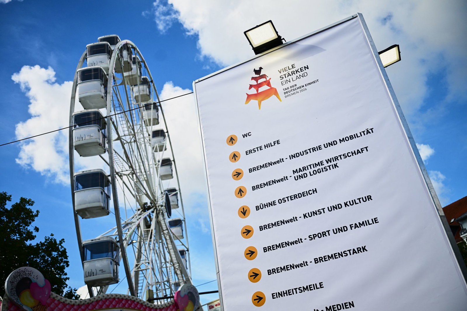Das zentrale Fest zum Tag der Deutschen Einheit wird in Bremen gefeiert.