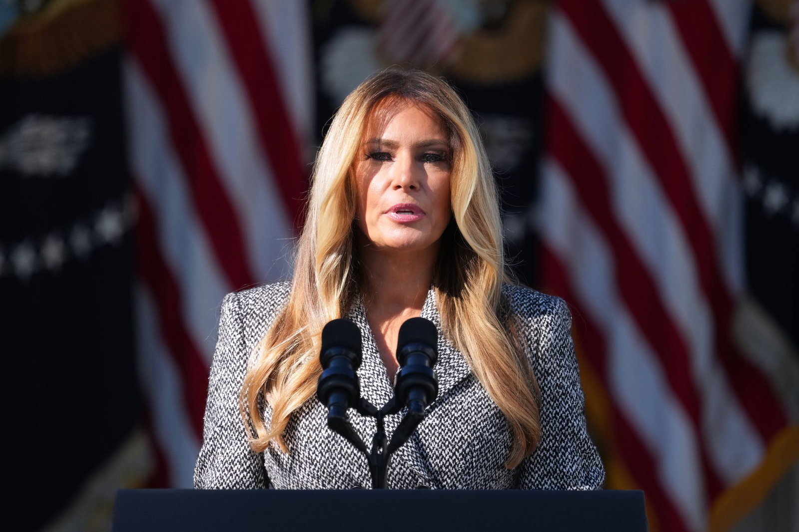 Melania Trump setzte sich persönlich für die Kampfpause zu humanitären Zwecken ein. (Archivbild)