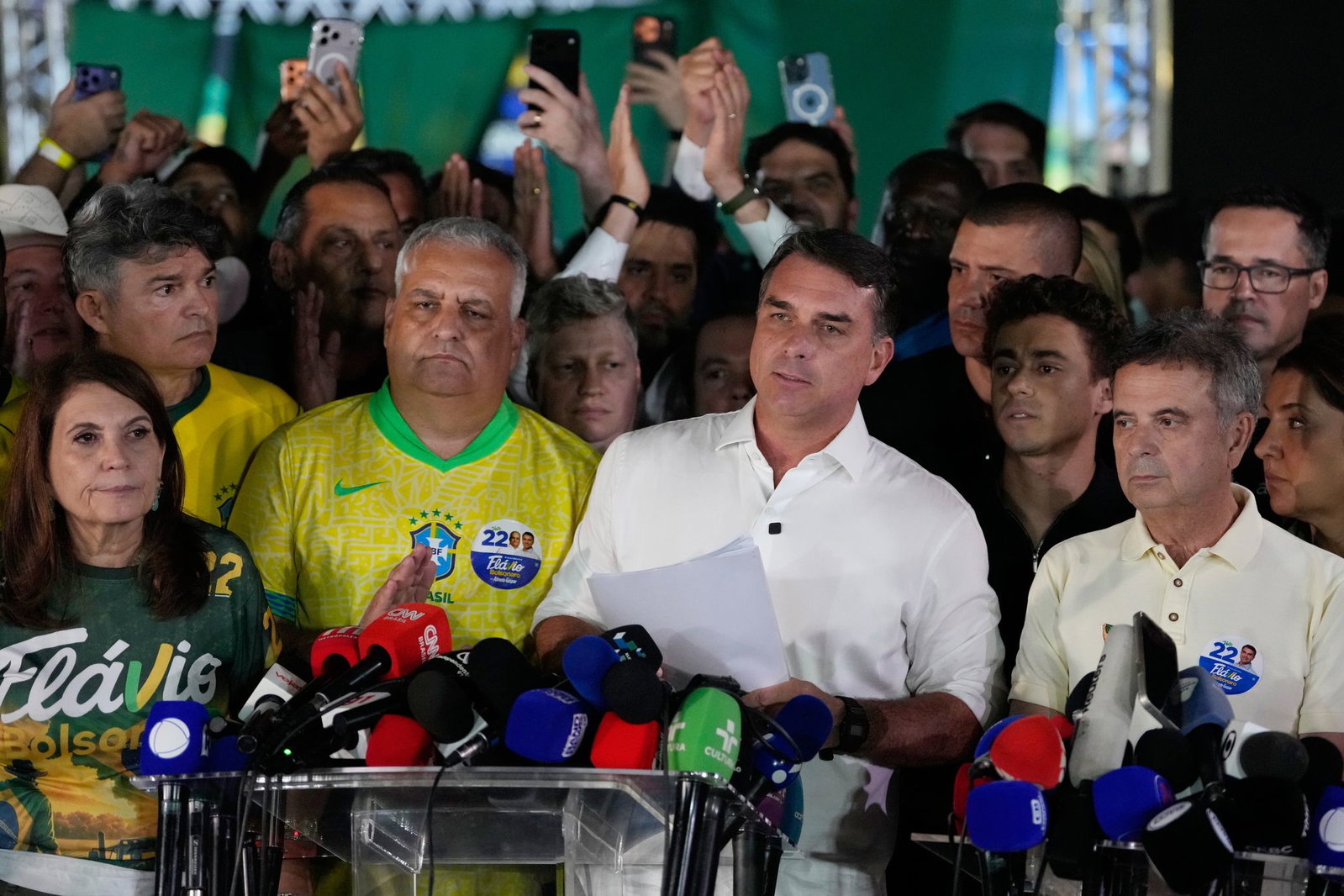 Flávio Bolsonaro will die Präsidentenwahl annullieren lassen. (Archivbild)