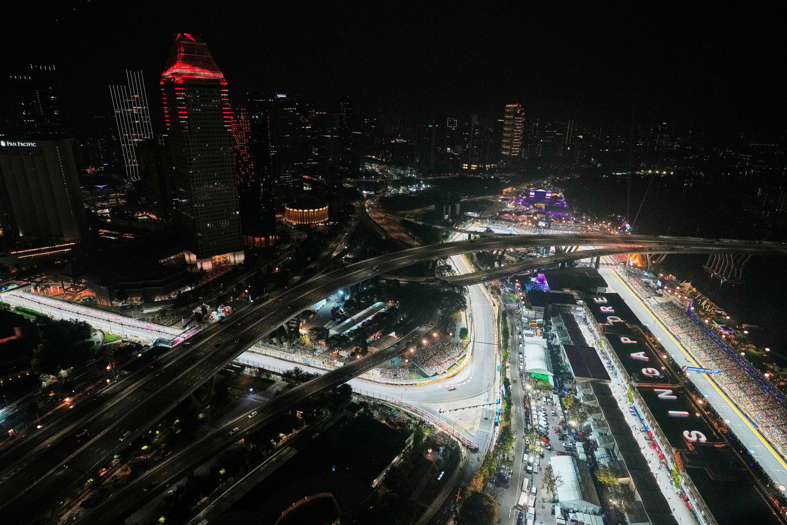 Das Lichtermeer von Singapur.