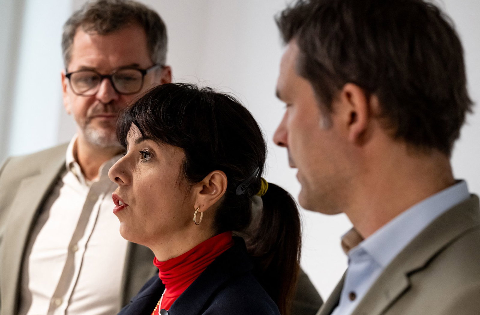 Die Spitzen von Linken, Grünen und SPD in Berlin hatten ihr Sondierungspapier am Wochenende vorgestellt. (Archivbild)