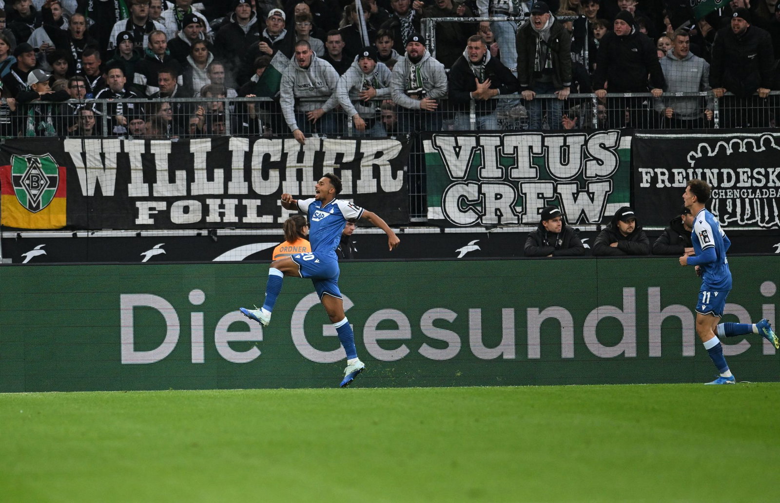 Bambasé Conté brachte die Gäste aus Hoffenheim in Führung. 